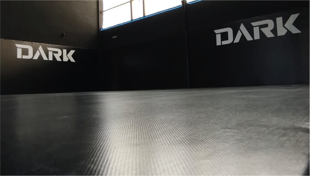 Tatami de Brazilian Jiu-Jitsu en Dark Training Club Rivas-Vaciamadrid